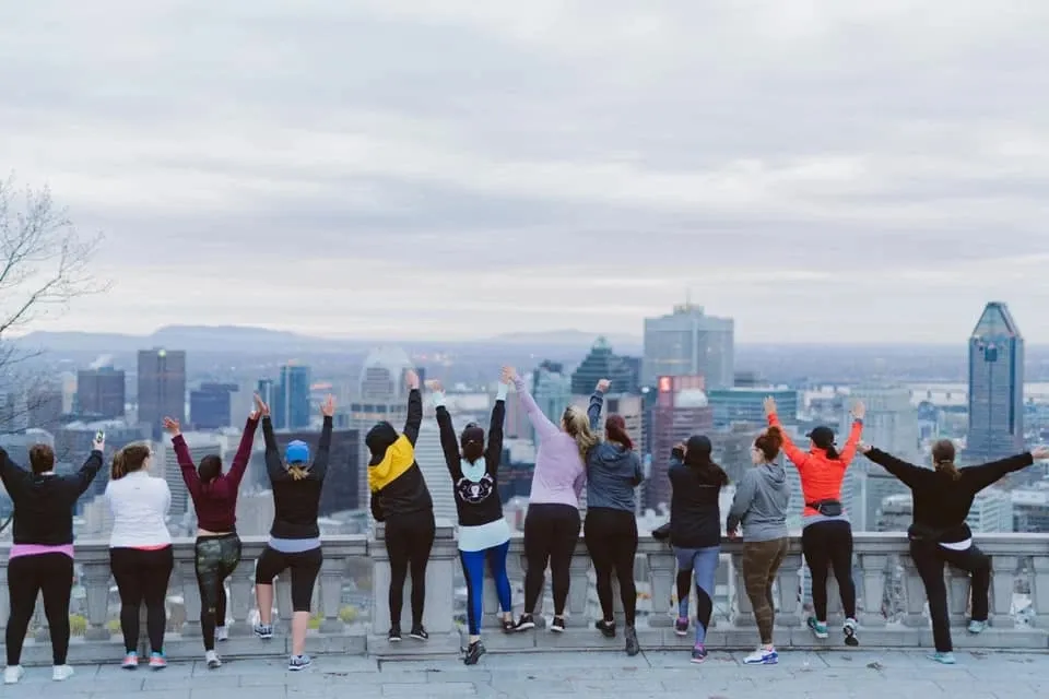 Groupe de femmes de MissFit Montréal, gym pour femmes au centre-ville